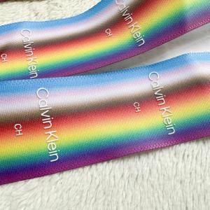 China Iridescent Strap Printed Silicone Logo Skirt Ribbon Accessories wholesale