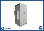 Waterproof 40U Outdoor Telecom Cabinet With Remote Monitory System And Power