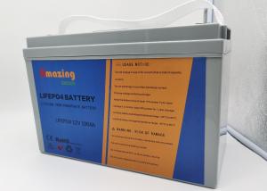 China MSDS 1280WH Lifepo4 Solar Battery 12.8V 100Ah Lifepo4 Rechargeable Battery wholesale