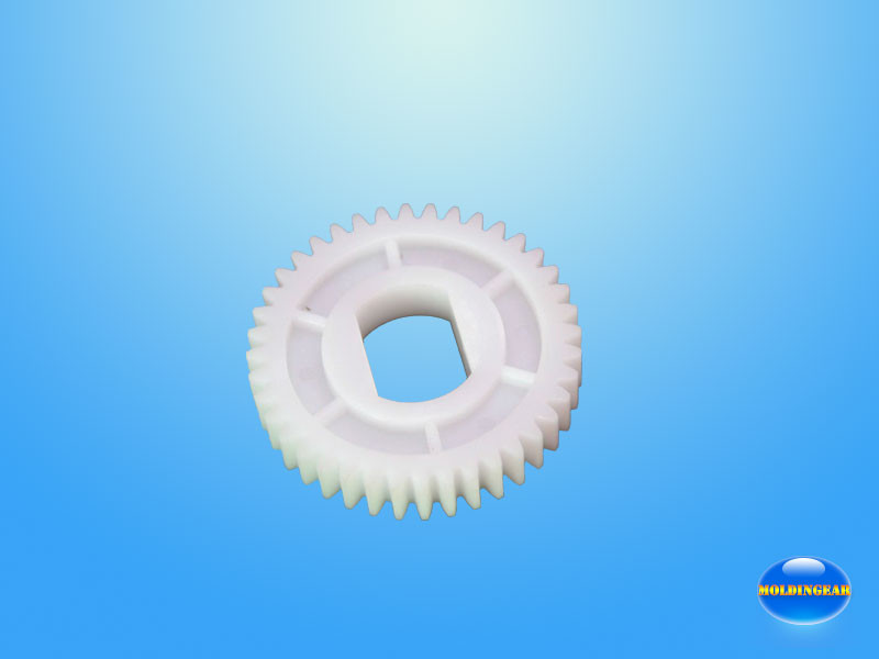 Custom production of designed plastic spur gear for household appliance