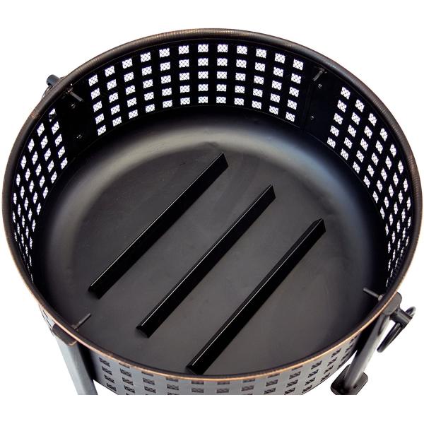 30 Inch 26.4 Pounds Portable Charcoal Fire Pit Outdoor Warming Bbq