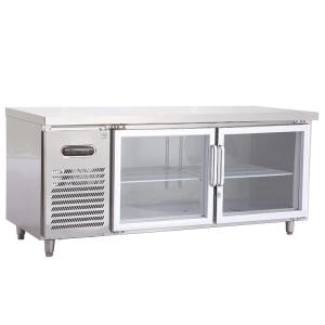 China 270L Commercial 2 Door Under Bench Freezer Convenient Design For Maintenance wholesale