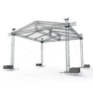 China Exhibition Frame Truss Structure Aluminium Spigot Truss 1M wholesale