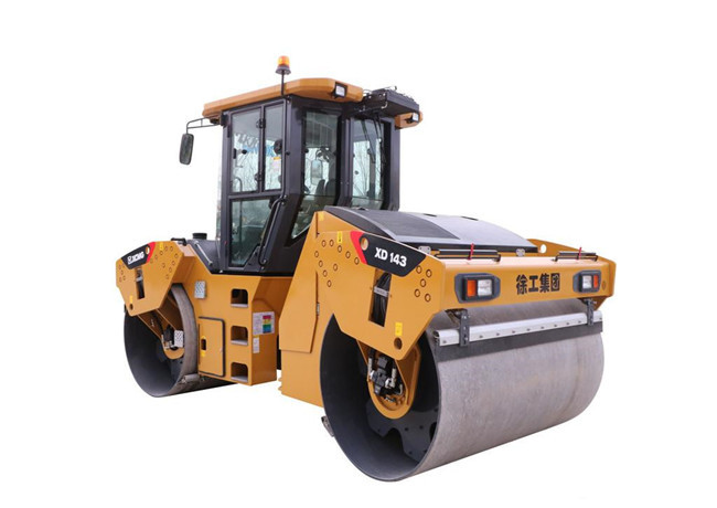 XCMG XD143 Double Drum Vibratory Road Roller Compactor Machine DEUTZ BF04M1013EC Engine