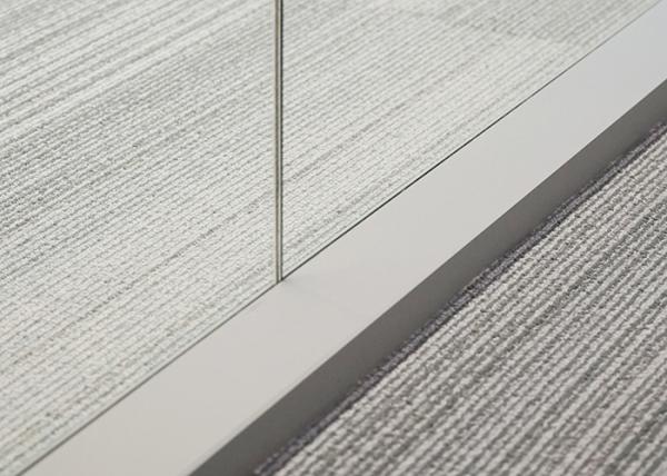 Modern customizable durable Office Glass Partition Walls 25mm style single