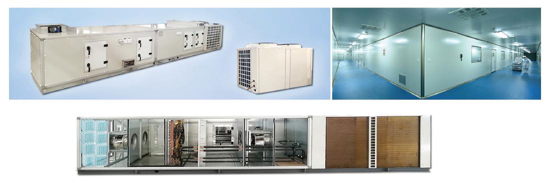 SurgicaL 5000M3/H Ahu Indoor Units Clean Room Air Handling Units
