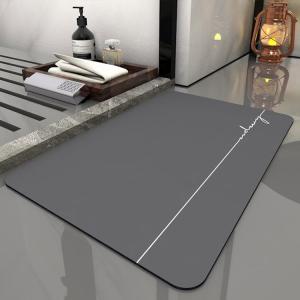China 4mm Thick Non Slip Diatomite Bath Mat For Bathroom wholesale