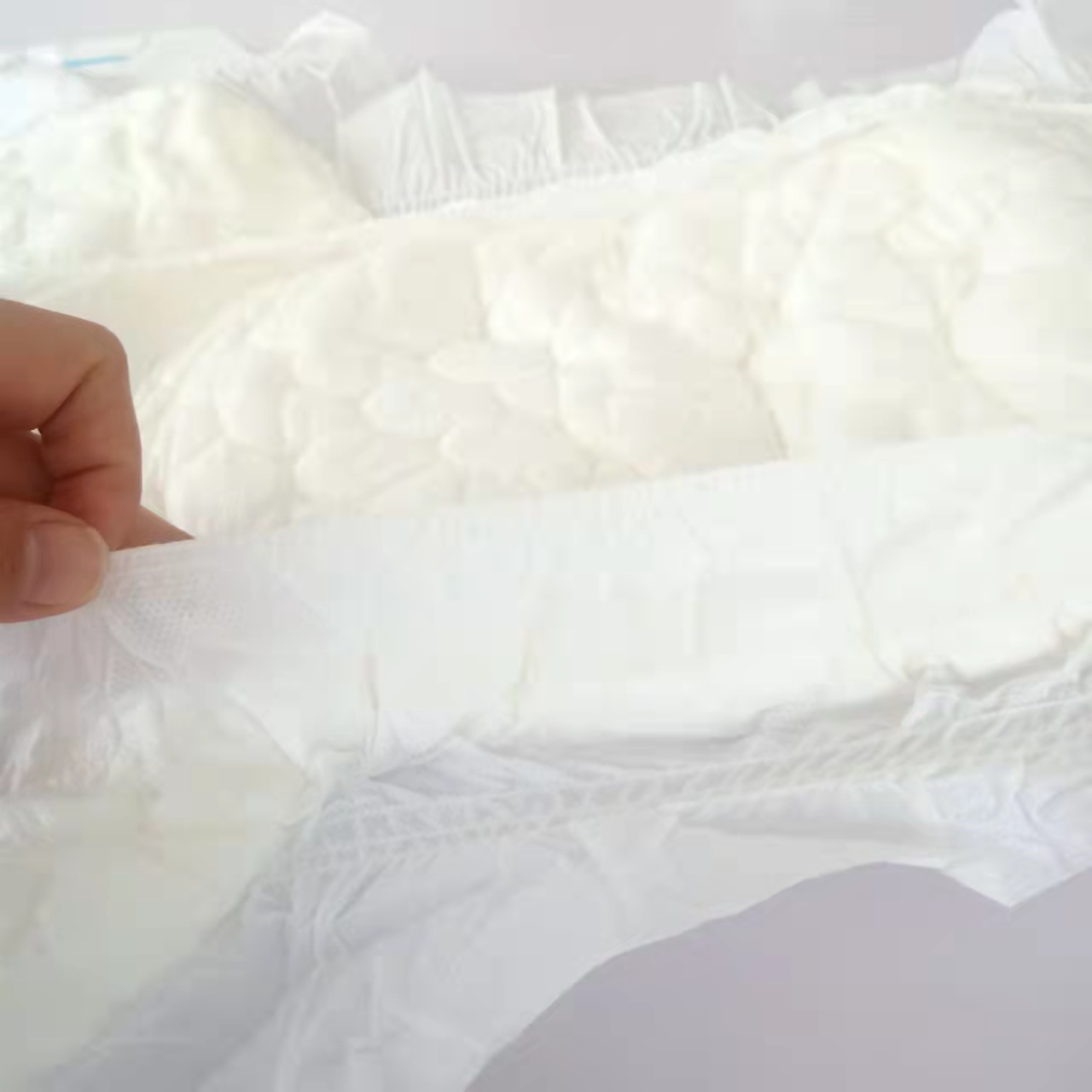 Printed OEM ODM Acceptable 6000ml Big Adult Diaper with 3D Leak Prevention Channel