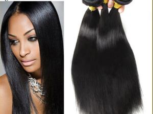 China Straight Natural Virgin Hair remy hair Bundles With Closure , 100 Virgin Hair Extensions wholesale