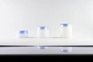 China ABS Plastic Makeup Pots Jars / Beautiful Cosmetic Cream Jars 30g 50g wholesale