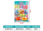 20 Pcs Kids Pretend Play Kitchen Toys With Lovey Pizza Dessert Ice Cream
