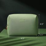 7.9 Inch PU Leather Cosmetic Makeup Bag Bridal Gift Large Capacity