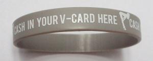 China printed rubber wristband wholesale