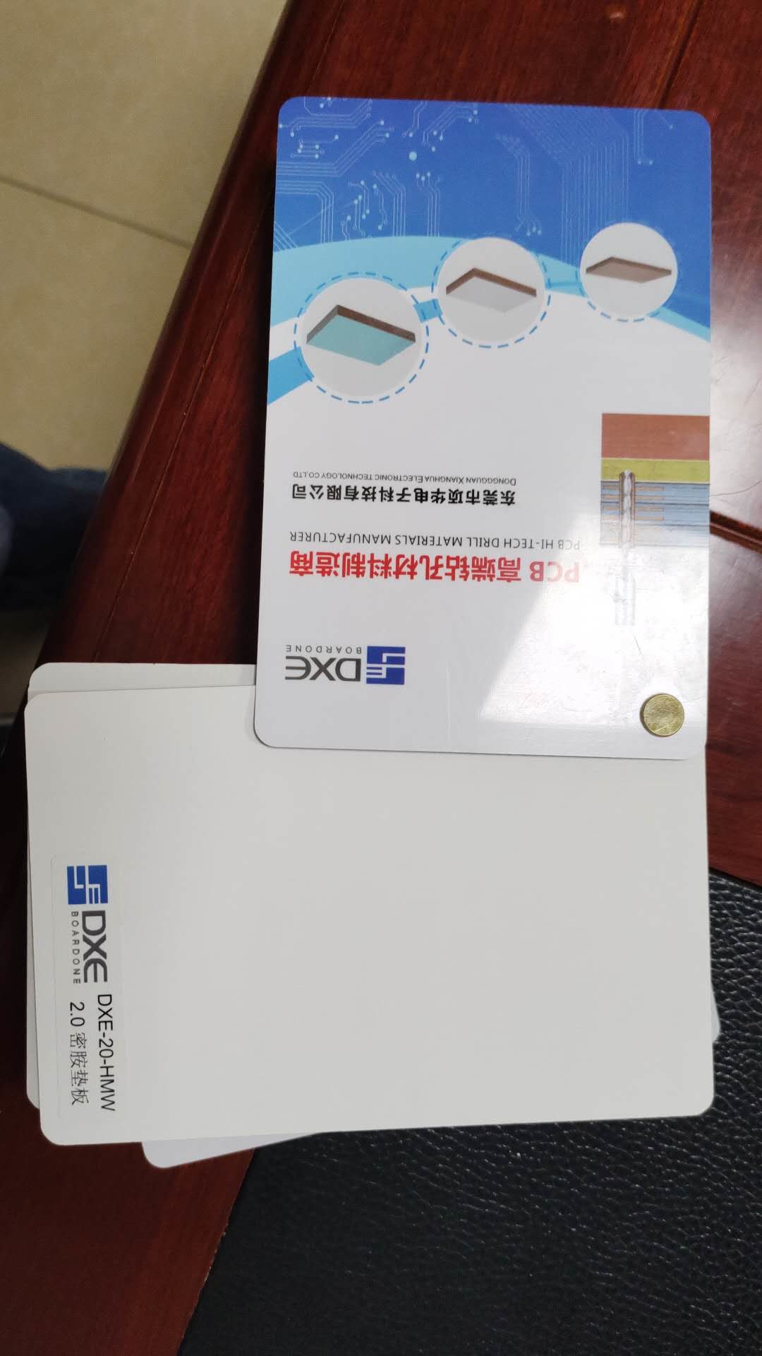 No Pollution PCB Drilling White Melamine Coating Backup Board