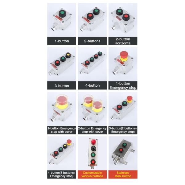 Customizable Explosion Proof Control Button ATEX IECEx Certified