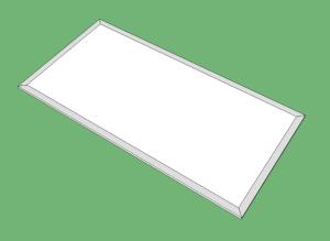 China 600mm LED Panel Light Square 24W with Meanwell driver wholesale
