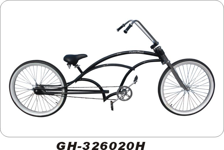 Men's 26'' Low Rider Bicycle Beach Cruiser Bicycle Passed CE for by Steel Fork