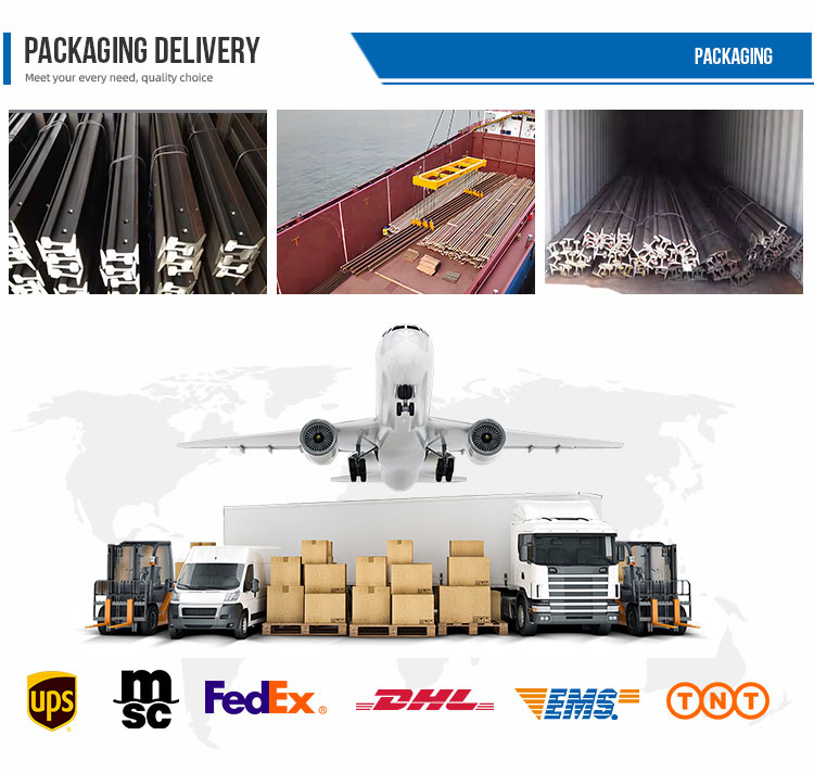 15kg 22kg 30kg 40kg 9-25m Light Steel Rail Railroad Steel Rail South African Standard