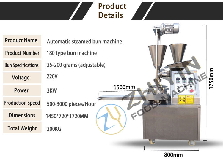 Automatic Momo Making Machine Steamed Bun China Pasta Samosa Machine