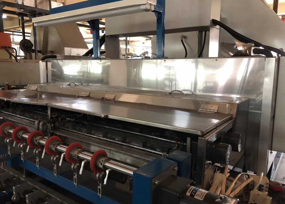 24 Lines Horizontal Copper Enamelling Machine For 0.3mm-0.7mm Wire