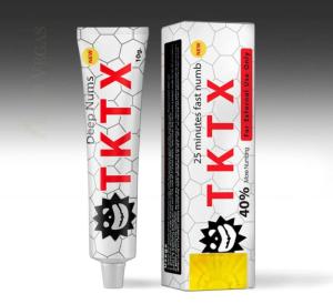 China White TKTX 40% Topical Painless Numbing Cream 10g Eyebrow Numbing Cream wholesale