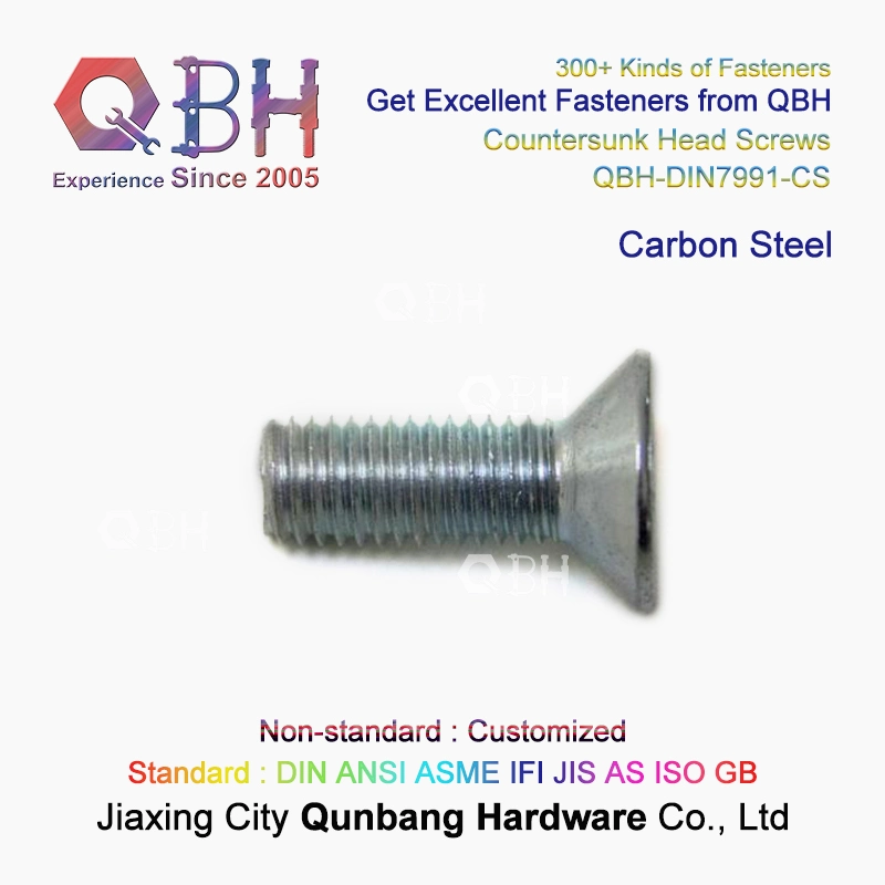 Qbh DIN7991 Ss SUS 304/316 Stainless Steel Cks Countersunk Hex Socket Sink Head Screw