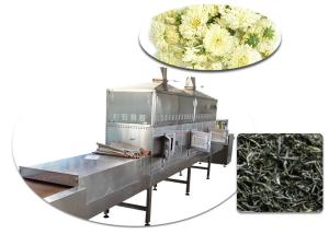 China Durable High Efficiency Flower Dryer Machine , Tea Microwave Dryer Machine wholesale