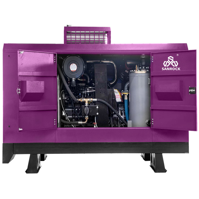 Screw Air Compressor Water Well Air Compressor Machine Portable Diesel Air Compressor