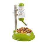 Detachable Automatic Pet Food Dispenser Customized Logo Plastic Material