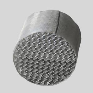 China Metal Woven Mesh Structured Packing High Flow Rate wholesale