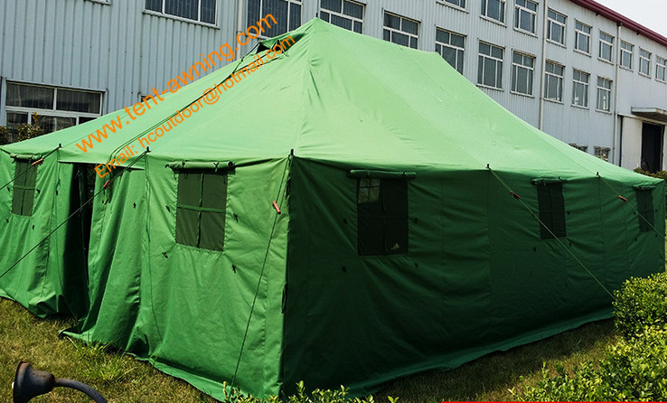 UV Resistance Large Army Tent Pole-style Galvanized Steel Waterproof Military Army Camping Tents