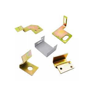 China Metal Stamping L Shaped Galvanised Brackets Vibration Polishing wholesale