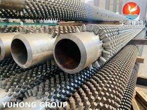 China Alloy Steel Studded Finned Tube For Furnace High Frequency Welding HFW wholesale