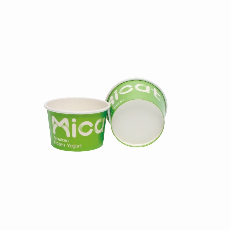 Bio Cardboard Ecofriendly Food Safe Grade Paper Directly Sell Custom Print Ice Cream Tub Cup Pint With Lid