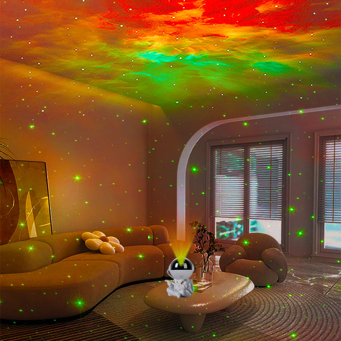 Kids Room Galaxy Space Star Projector 360 Degree Adjustable Multiscene