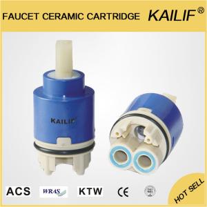 China 25mm Size Blue Color Faucet Ceramic Cartridge For Bathroom wholesale