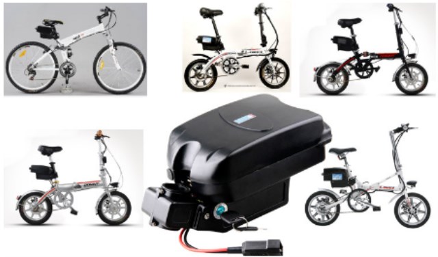 Electric scooter lithium batteries 24 volt 13ah small frog 24v ebike battery pack