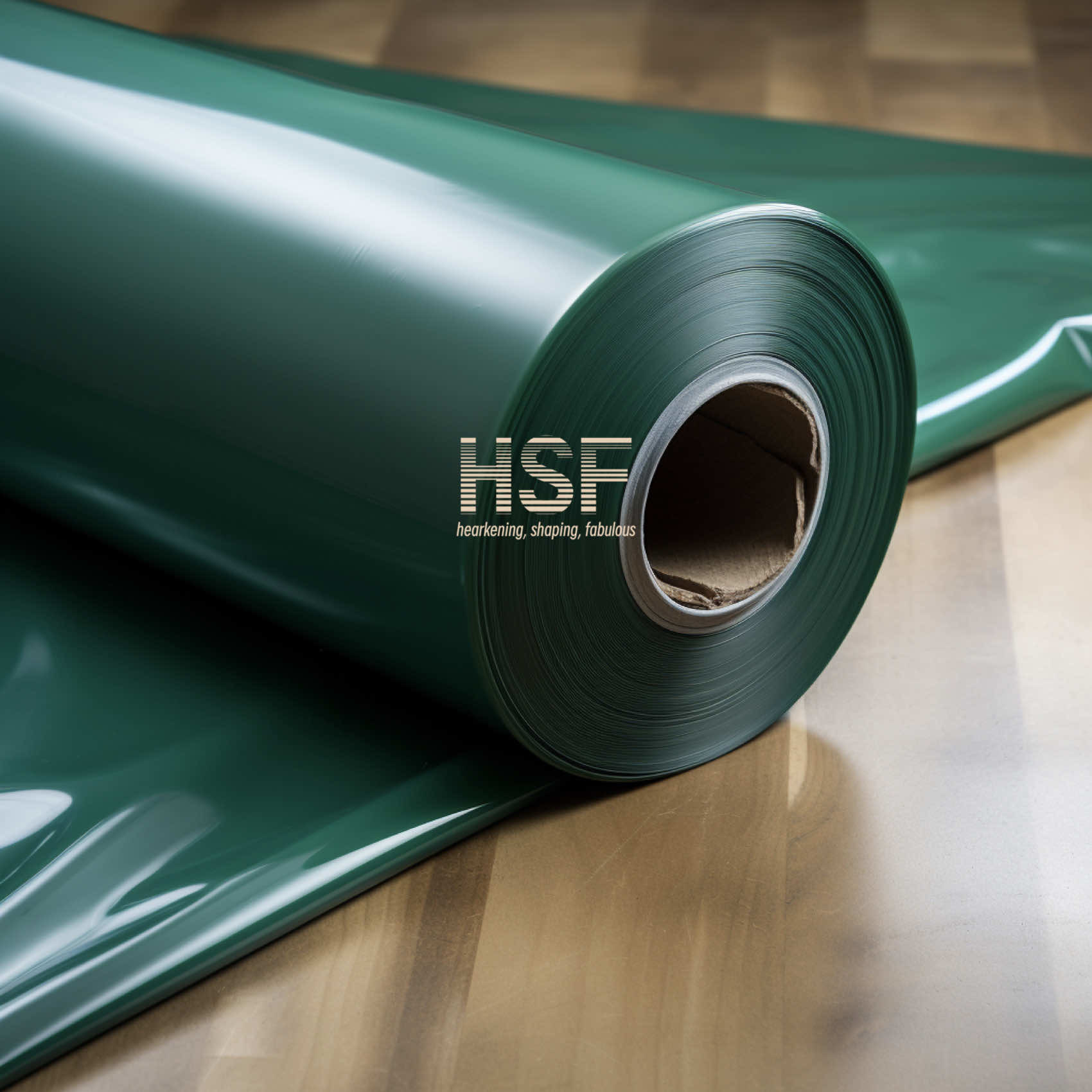 40 μm opaque green PE release film, silicone UV cured, for protective and packaging, tapes, labeling and graphics