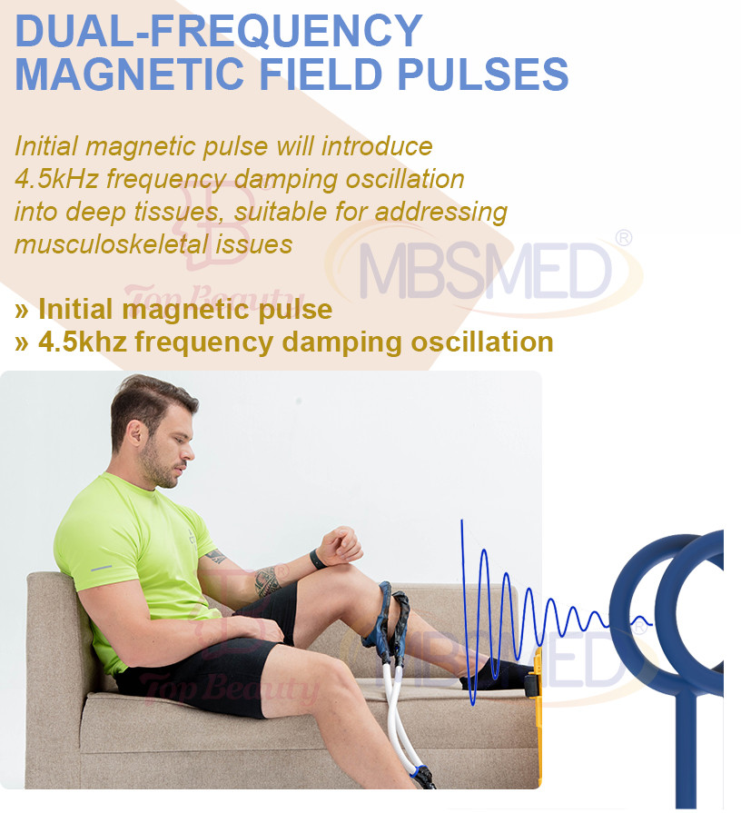 Pmst Double Loop For Human Physical Therapy Physio PEMF Magnetic Therapy Device Machine For Frozen Shoulder Pain Relief