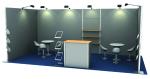 Advertising custom tradeshow booth wholesale tension fabric exhibition booth