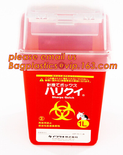 OEM 3l 5l 10l 12l 21l 22l yellow hospital biohazard medical needle disposal plastic safety sharp container with handle