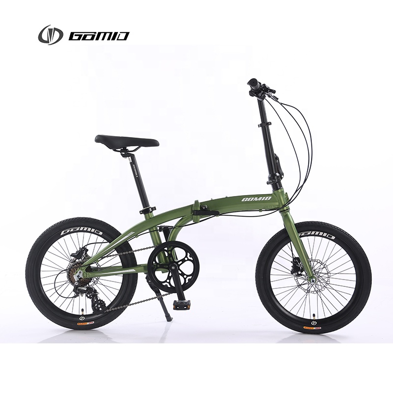 Custom Folding Bicycle SHIMANO ALTUS M310 8S RD Rear Derailleur and Hydraulic Disk Brake Bisiklet for GOMID 20 Foldable Bike