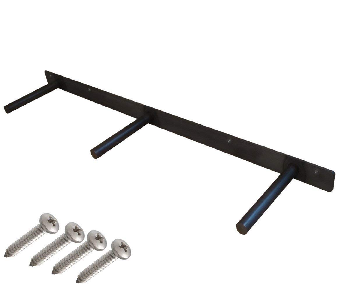 White Heavy Duty Steel Hidden Mantel Hardware for Long Floating Shelf and Mantel Support