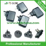 UK,EU,US,AU Plug 4 port mobile phone charger 4 Port USB Travel charger