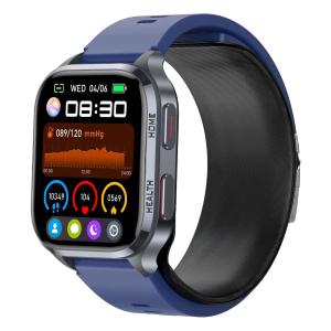 China S18 Air Pump Blood Pressure Health Smart Watch With Blood Oxygen Uric Acid Monitor wholesale
