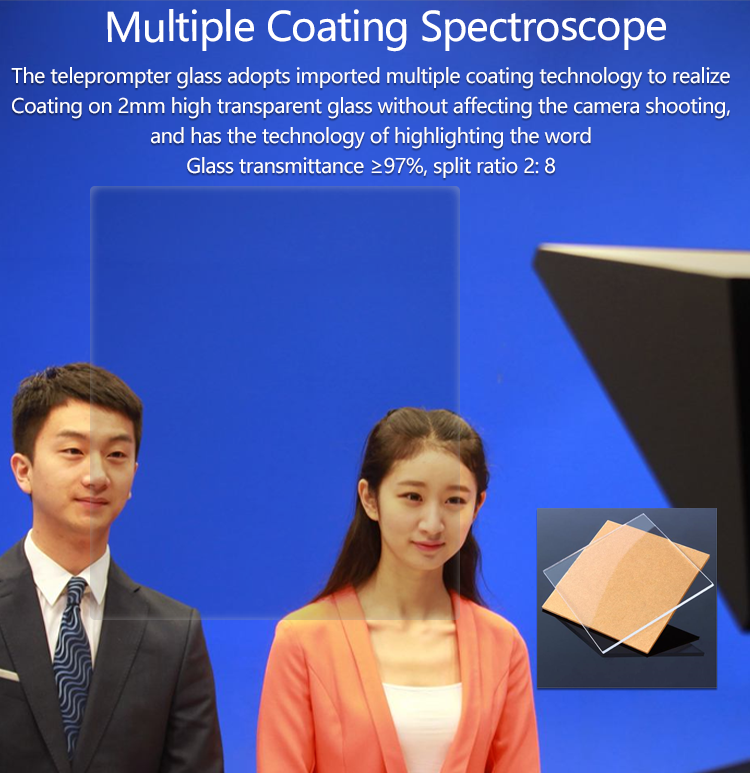 24 Inch Bestview Teleprompter Vidro The Ideal Choice for TV Broadcast Studio Prompter