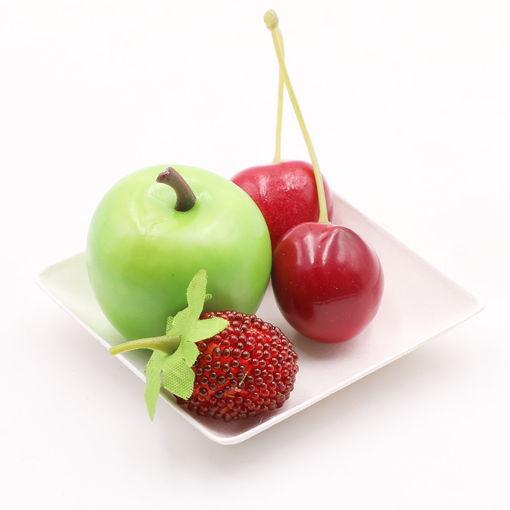 Disposable biodegradable mini sugarcane squared shaped bagasse paper snack appetizer plate