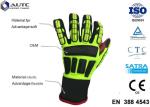 Rescue PPE Safety Gloves , Metal Safety Gloves TPR Material Wear Resistant