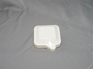 China Cake Holder Biodegradable Sugarcane Plates 133x112x16mm wholesale