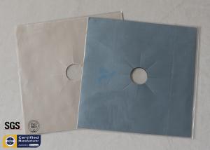 China PTFE Coated Fiberglass Fabric 260℃ 0.12MM Beige Non Stick Stovetop Burner Cover wholesale